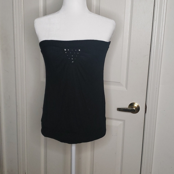 🤯3/$12 One Blonde One Brunette Jeweled Tube Top M - Picture 1 of 5